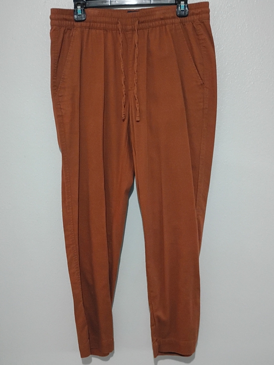 GAP Pants - GAP Men's Drawstring Chinos in Rust Brown